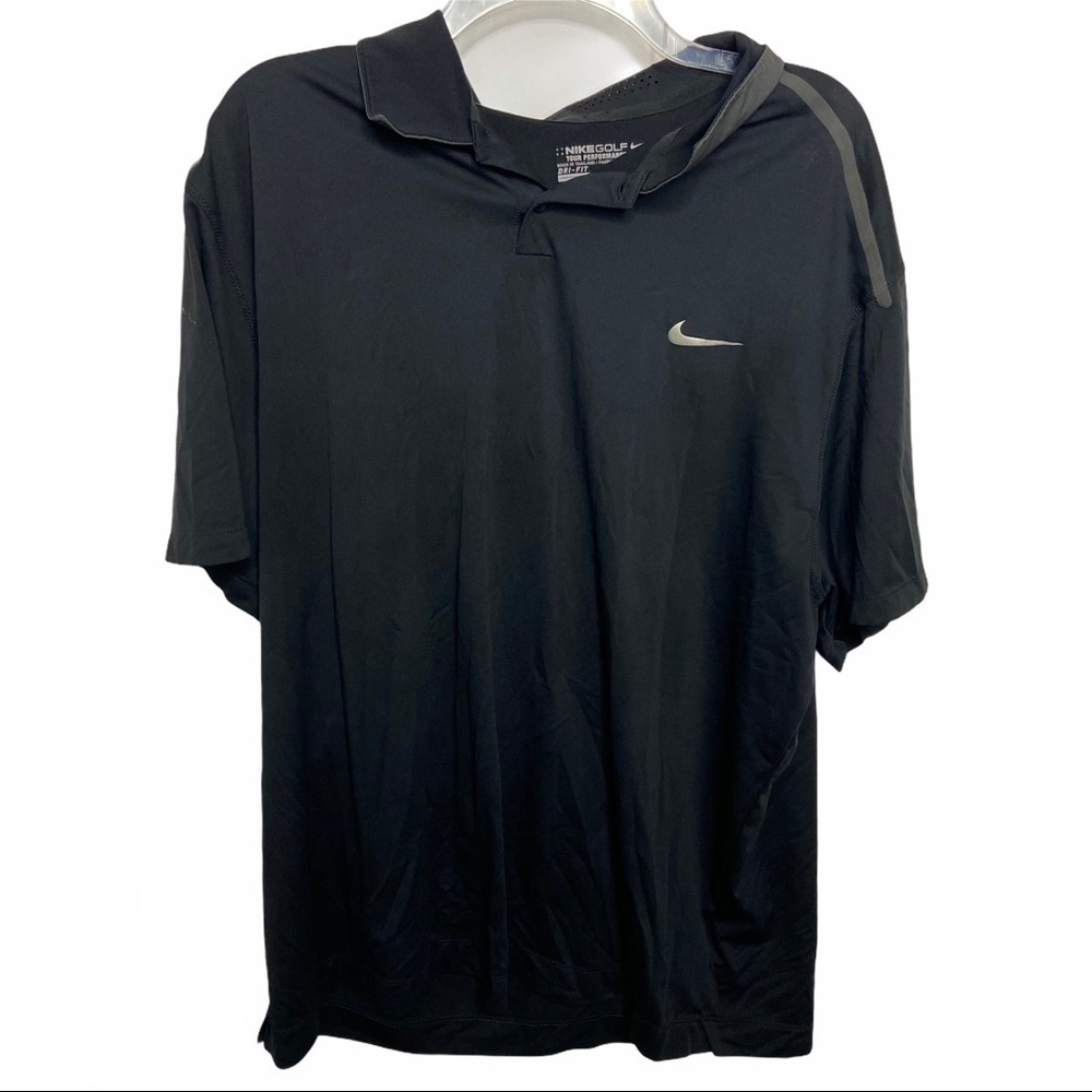 Nike Golf Tour Performance Black Polo Shirt XXL